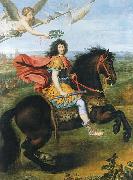 Pierre Mignard Louis XIV of France riding a horse Spain oil painting artist